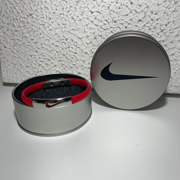 Unisex Nike Sport Silicone Wristbands Bracelet Stainless Steel Clasp Wit… - Picture 7 of 16